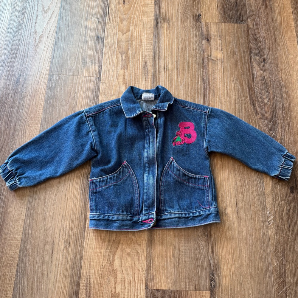 Barneys  Kids Blue Denim Jacket 4T